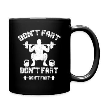 Gym Motiver Dont Fart Fitness - Mug uni - noir - Droite