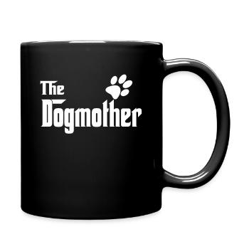 the dogmother hund hunde - Tasse einfarbig - Schwarz - Rechts
