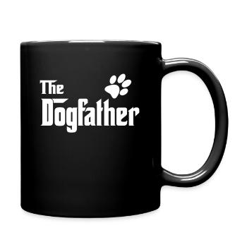 the dogfather dogs dog - Full Colour Mug - black - Right