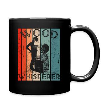 Tourneurs Drechselbank Drechsel - Mug uni - noir - Droite