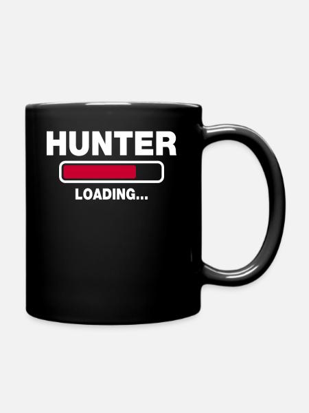 Hunter - Tasse einfarbig - Schwarz