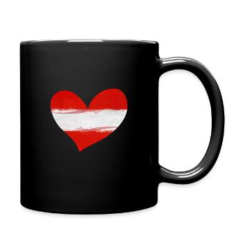 Austria - Full Colour Mug - black - Right