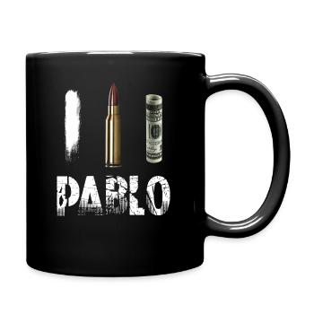 Pablo Escobar - Tasse einfarbig - Schwarz - Rechts