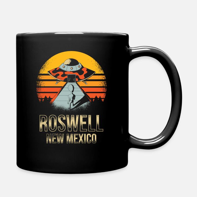 Roswell New Mexico UFO extraterrestre - Mug uni - noir