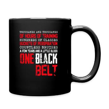 Black Belt - Martial Artist - Karate - Full Colour Mug - black - Right