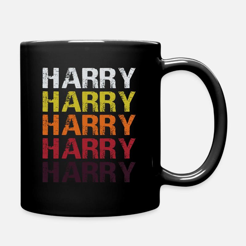 Motif Harry Harry Lettrage Harry - Mug uni - noir