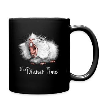 Cobaye - C’est l’heure du dîner - Mug uni - noir - Droite