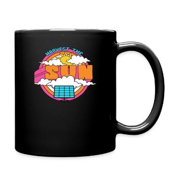 Energy Photovoltaic - Harvest the Sun - Solar - Full Colour Mug - black - Right