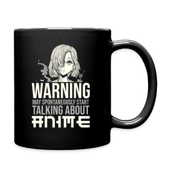 Talking About Anime - Manga Dessin - Mug uni - noir - Droite