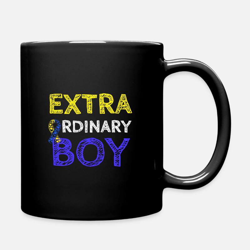 Außergewöhnliches Boy-Down-Syndrom - Tasse einfarbig - Schwarz