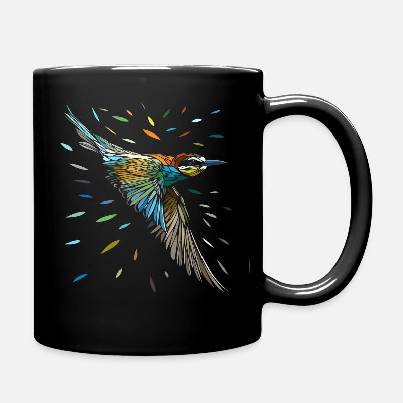 Stammeskolibri - Tasse einfarbig - Schwarz