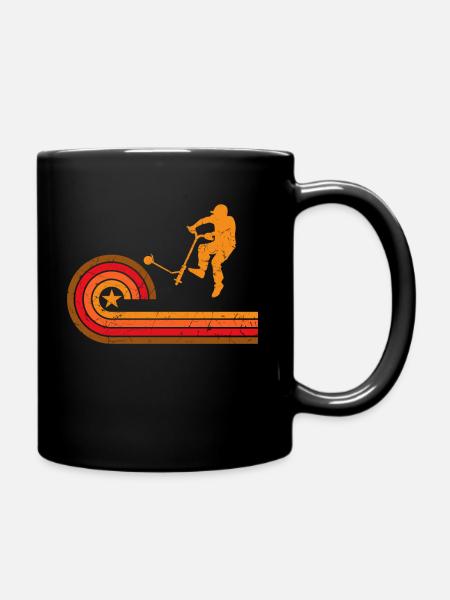 Scooter Stunt Tretroller Geschenk Jungen - Tasse einfarbig - Schwarz