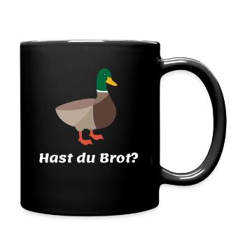 Avez-vous du pain? - Mug uni - noir - Droite