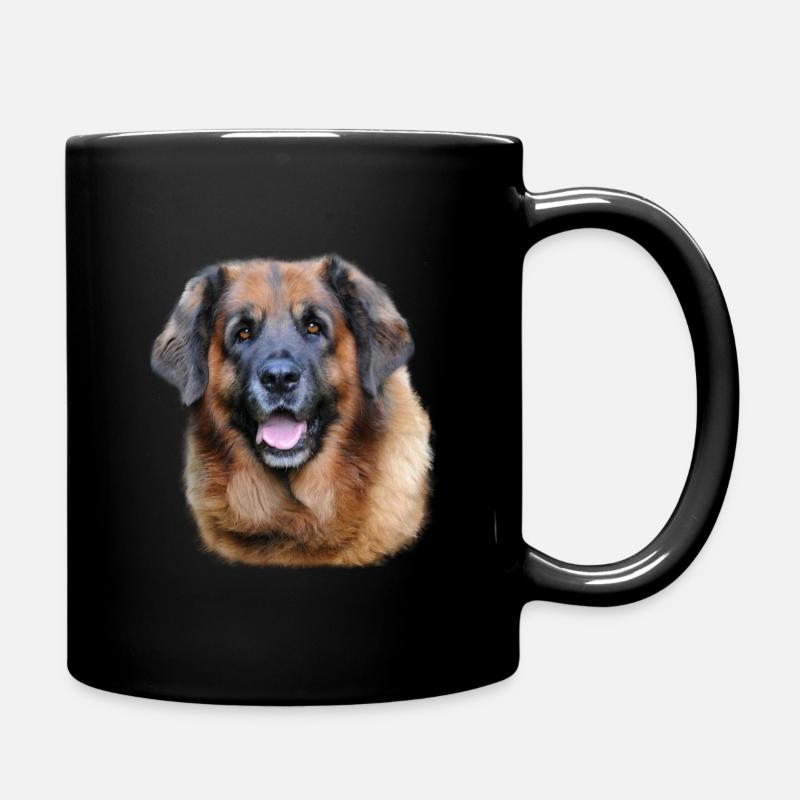 Leonberger Cadeau de conception de chiens - Mug uni - noir