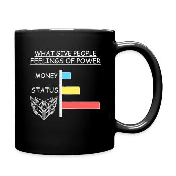 Lol League be a legend lvl7 Level up - Full Colour Mug - black - Right