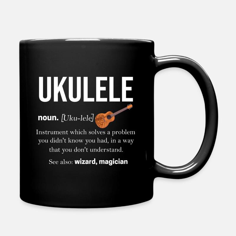 Ukulélé - Mug uni - noir