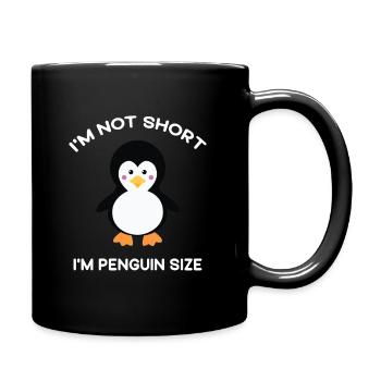Je ne suis pas petit, je suis un amateur de pingouin mignon de taille de pingouin - Mug uni - noir - Droite
