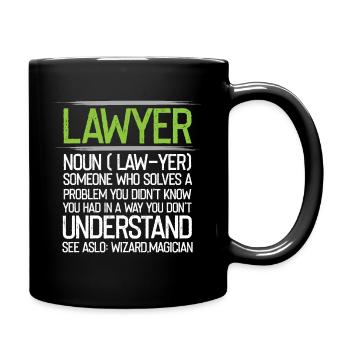 Avocat Droit Avocat Avocat - Mug uni - noir - Droite