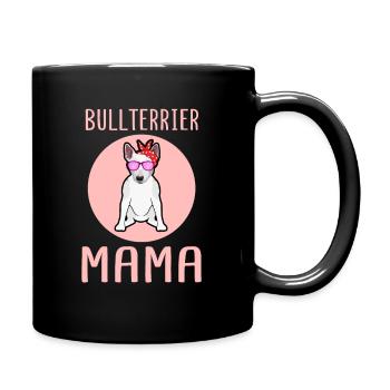 Bull terrier maman chien propriétaire cadeau maîtresse - Mug uni - noir - Droite