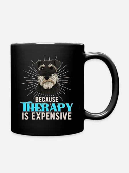 Miniature Schnauzer Gift - Full Colour Mug - black