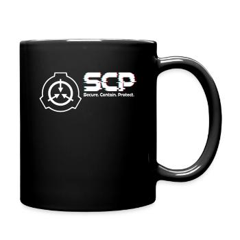 Fondation SCP disant la devise graphique - Mug uni - noir - Droite