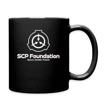 Fondation SCP disant la devise graphique - Mug uni - noir - Droite