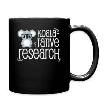 Chercheur Koala Quality Research - Mug uni - noir - Droite