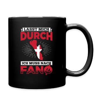 Fanö Dänemark Fanø - Tasse einfarbig - Schwarz - Rechts