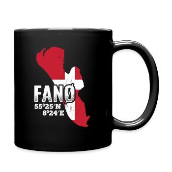 Dänemark Fanö Fanø - Tasse einfarbig - Schwarz - Rechts