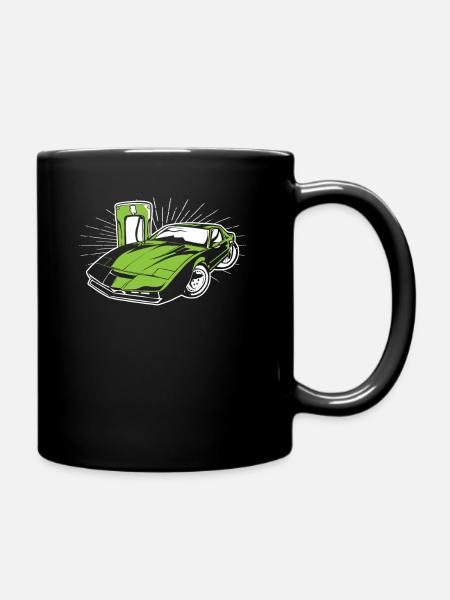 Elektroauto - Tasse einfarbig - Schwarz