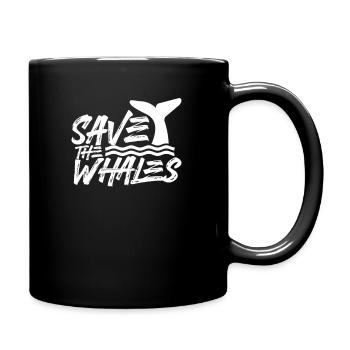 Whale Rescue Whale Hunting Whale Rescue Whale Hunt - Full Colour Mug - black - Right