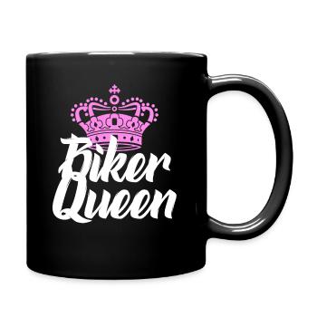 biker queen - Full Colour Mug - black - Right