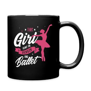 Conception de ballet pour un danseur de ballet - Mug uni - noir - Droite