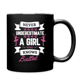 Conception de ballet pour un danseur de ballet - Mug uni - noir - Droite