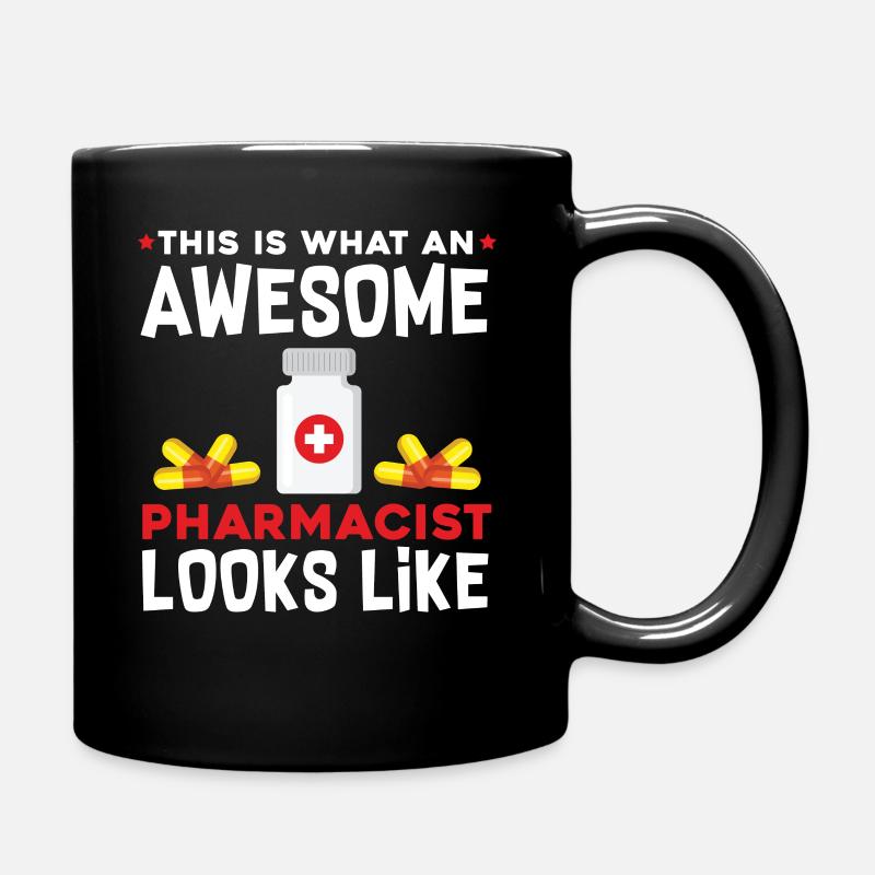 Awsome Apotheker - Tasse einfarbig - Schwarz