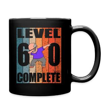 Grandpa 60th birthday dad grandfather father turns 60 - Full Colour Mug - black - Right