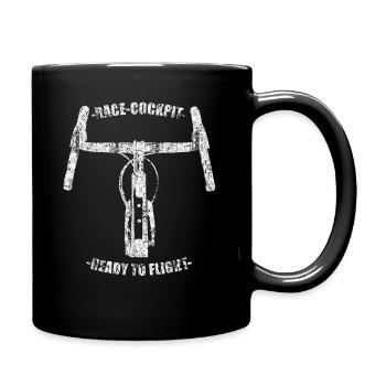 Chemise de vélo - Mug uni - noir - Droite
