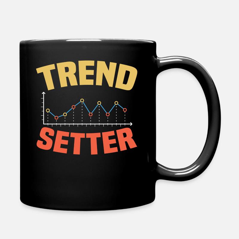 Trendsetter Big Data Analytics-Statistik - Tasse einfarbig - Schwarz