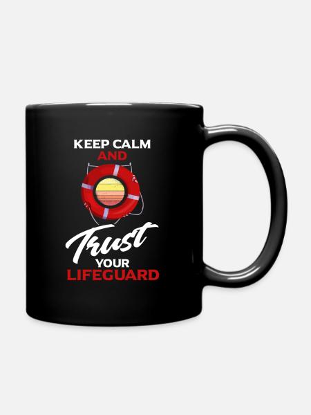 Lifeguard Lifeguard Piscine extérieure Piscine intérieure - Mug uni - noir