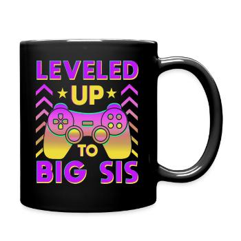 Ich werde grosse Schwester - Tasse einfarbig - Schwarz - Rechts