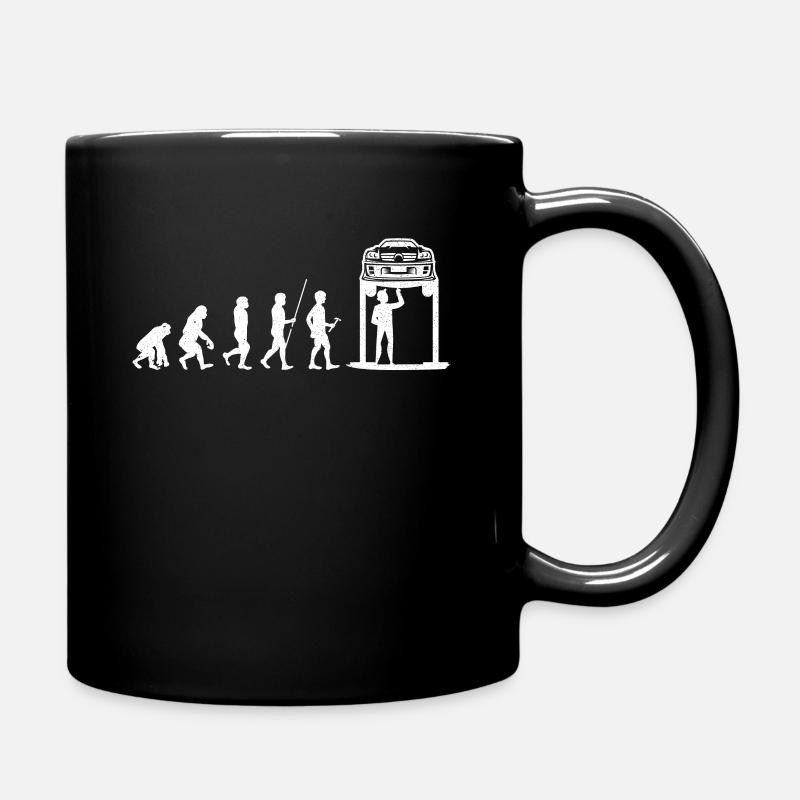 Mécanicien Evolution ... mécanique - Mug uni - noir