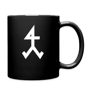 Steinmetz Zunftzeichen Bildhauer Steinbildhauer - Tasse einfarbig - Schwarz - Rechts