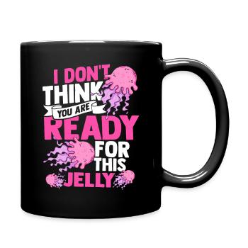 jellyfish - Full Colour Mug - black - Right