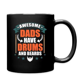 Cadeau de batteur de batterie - Mug uni - noir - Droite