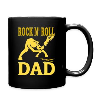 Papa rock - Mug uni - noir - Droite