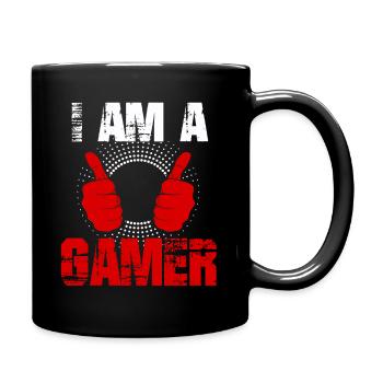Gamer Gambling Gamepad Jeu vidéo Adolescent - Mug uni - noir - Droite