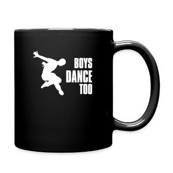 Boys Dance Too Dancers Tanzpraxis - Tasse einfarbig - Schwarz - Rechts