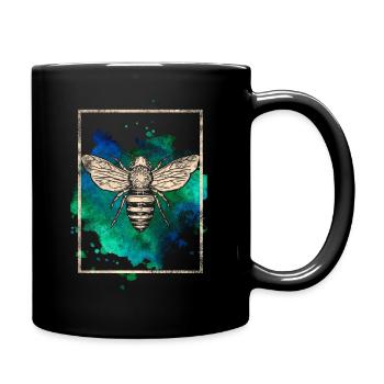 bee - Full Colour Mug - black - Right