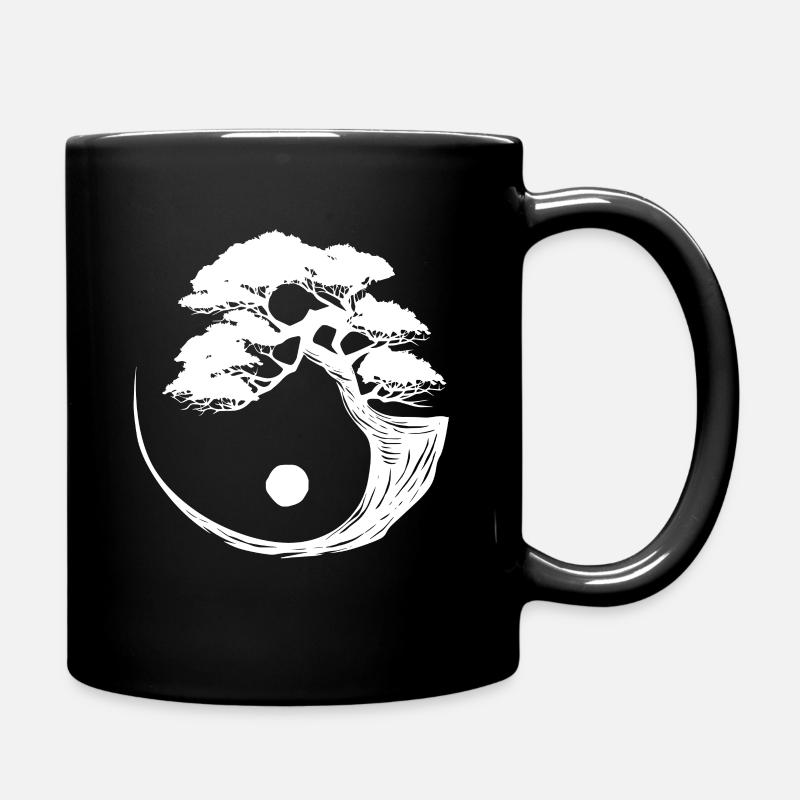 Bonsai Tree - Full Colour Mug - black