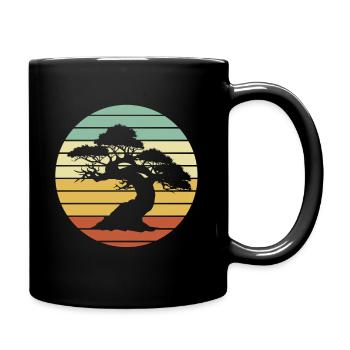 Bonsai tree - Full Colour Mug - black - Right